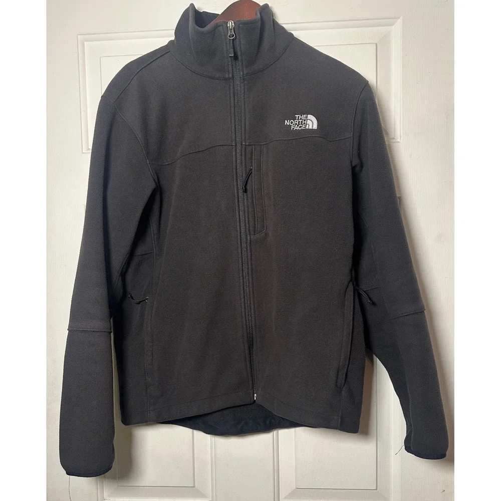 The North Face Windwall Jacket Men's Medium Black Full Zip Outdoor Coat